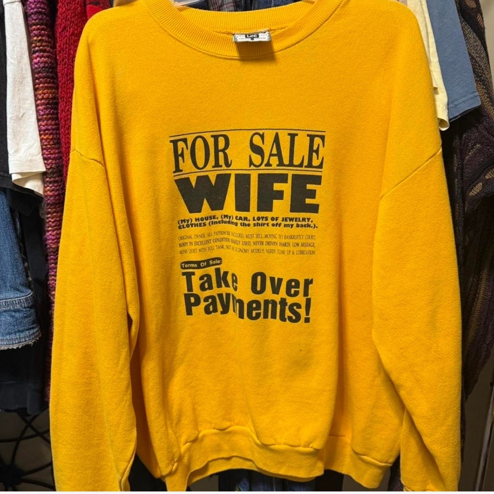 Yellow Graphic Women's Sweater